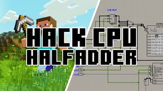 HackCPU Logisim HalfAdder Implementation