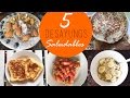 5 DESAYUNOS SALUDABLES