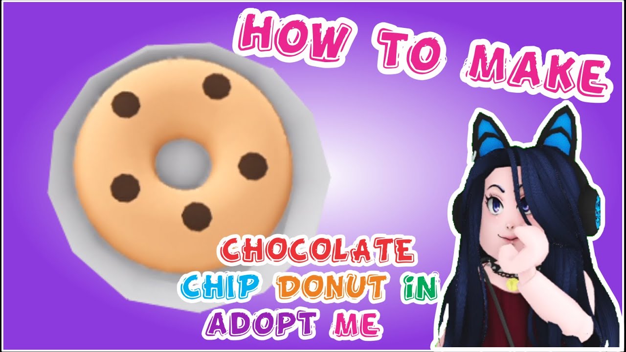 HOW TO MAKE CHOCOLATE CHIP DONUT IN ADOPT ME #SHORTS - YouTube