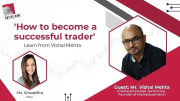 How to become a Successful Trader - Learn with Vishal Mehta | Stocks | Trading | Strategy