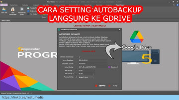 Setting Auto Backup Simpan ke Google Drive | IPOS 5 All Edition | RESTU MEDIA