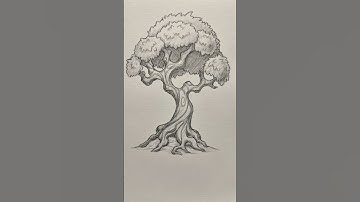 Je tekent bomen verkeerd! Zo los je het op! #TreeDrawing #ArtTutorial #TreeDrawing