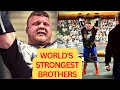 World&#39;s STRONGEST Brothers | LOG LIFT Battle!