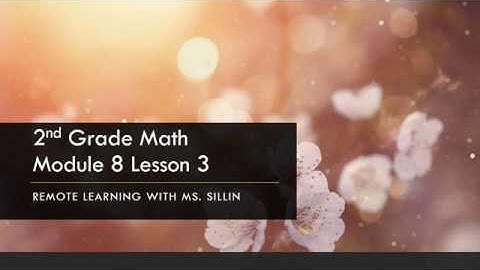 5.8.2020 Math Module 8 Lesson 3