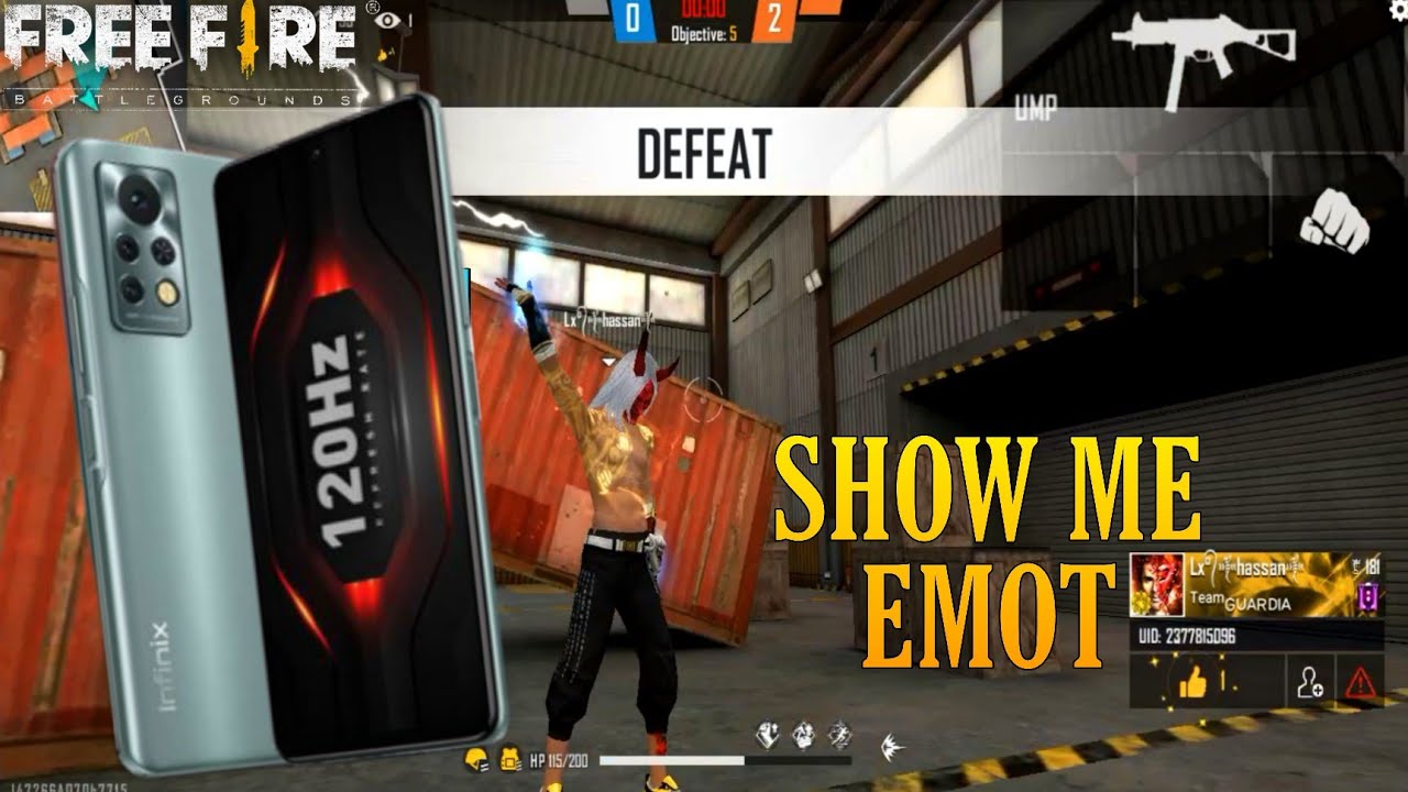 samurai dont's show me emot 😡  infinix note 11s free fire edition