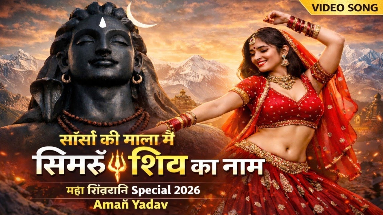 साँसों की माला में सिमरूँ मैं शिव का नाम | 2026 new bhakti song | Aman Yadav | #video #bhaktisong