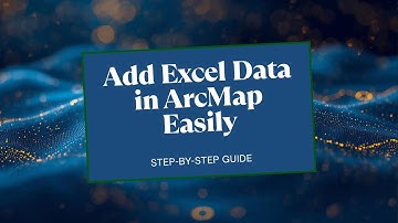 How to Add Excel Data in ArcMap | Link Excel with GIS | ArcGIS Excel Join