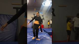Nia Sharma Gymnastics Practice