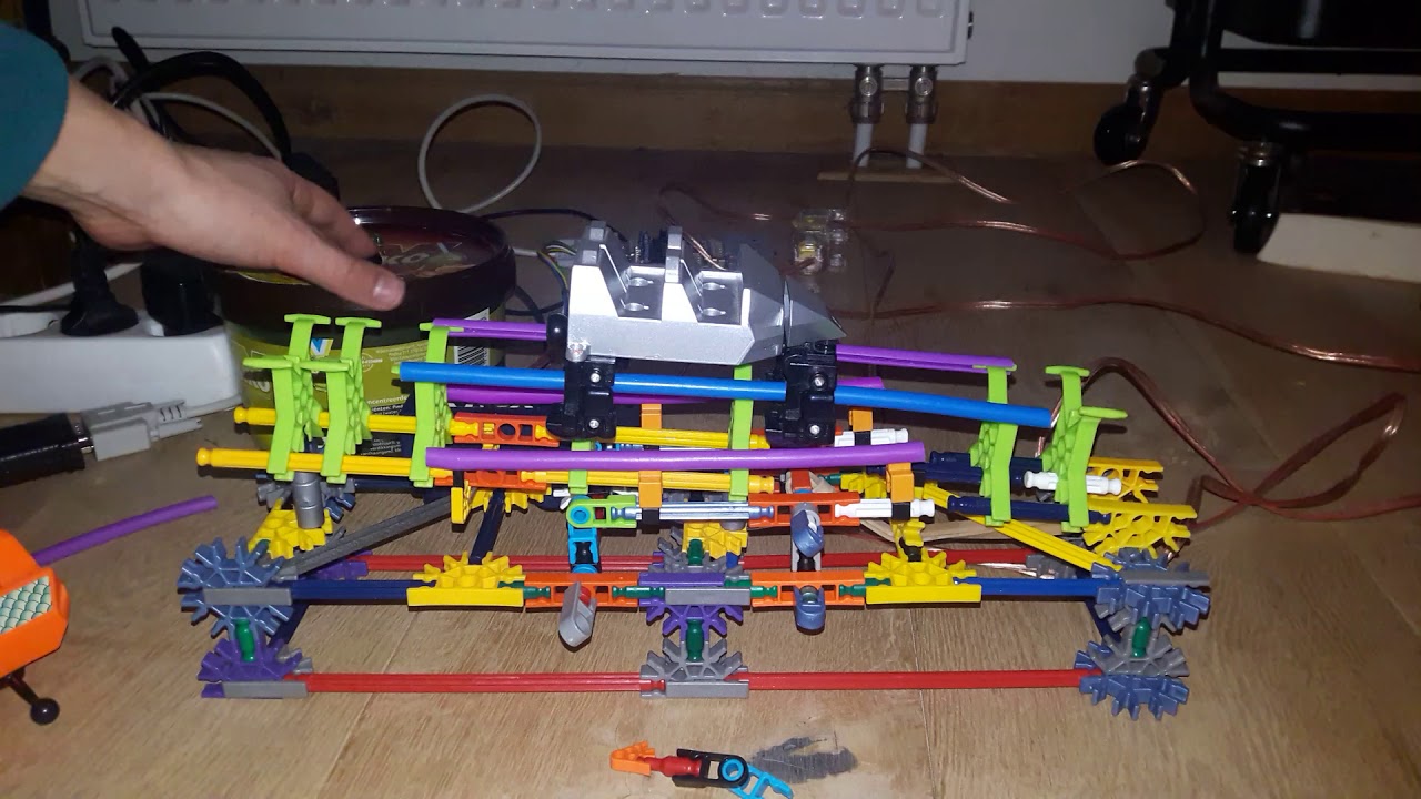 Automatic knex roller coaster brakes test YouTube