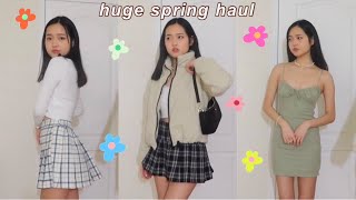 the BIGGEST spring try-on haul ($1000 princess polly)