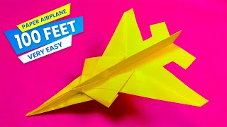 EASY PAPER PLANE | HOW TO MAKE A PAPER PLANE THAT FLIES FAR Paper Plane Making