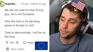American reacts to Europeans FURIOUS at Trump's Russia Peace Plan