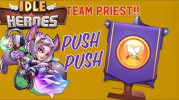 Idle Heroes - Priest team push Aspen Dungeon. Elyvia keren 💖