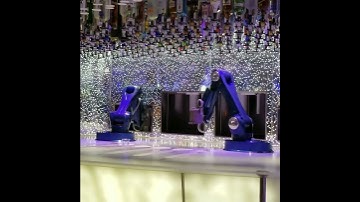 #robot #bartender #robots #cruise #cruiseship #cruising #bar #shorts