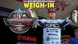 Final Day Weigh-In - Epic Baits 2026 NPFL Championship on Smith Lake (AL)