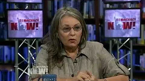 Roseanne Barr on Democracy Now! About Her Career As A Working-Class Domestic Goddess. 2 of 4