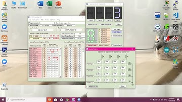 7 segment with PIC Simulator
