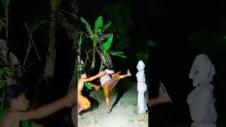 It turns out the pocong prank is the most exciting and funny #funny #prank #shorts