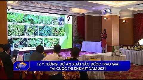 12 ý tưởng, dự án xuất sắc được trao giải tại Cuộc thi “Khởi nghiệp đổi mới sáng tạo” năm 2021