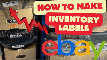 How to make and print Inventory numbers at home