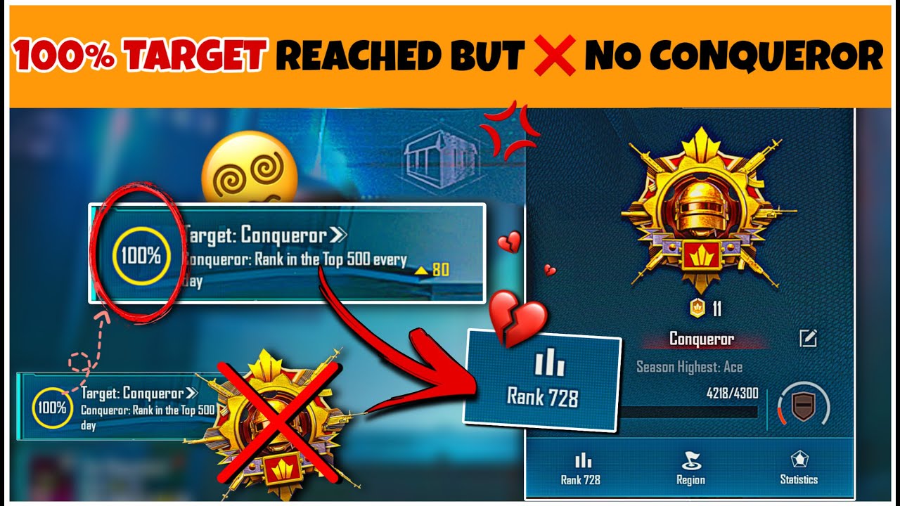 DAY🇮🇳07 : Target 100% : REACHED BUT N🚫 CONQUEROR EXPLAINED. Solo, Duo ...