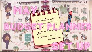 #throwbackthursday | MAY 2021 MONTHLY BUDGET PLANNER SETUP | AUNTIE FOXIE #happyplanner