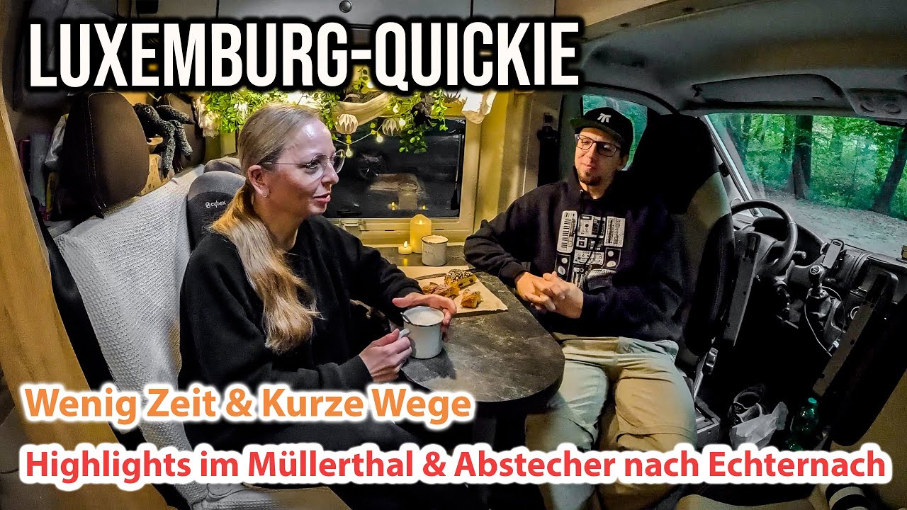 Camping-Kurztrip nach Luxemburg: Müllerthal-Wasserfälle & Echternach - Viel erleben in wenig Zeit