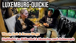 Camping-Kurztrip nach Luxemburg: Müllerthal-Wasserfälle & Echternach - Viel erleben in wenig Zeit