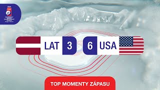 LOTYŠSKO vs. USA | 3:6 | IIHF Majstrovstvá sveta 2024 - Highlighty zápasu