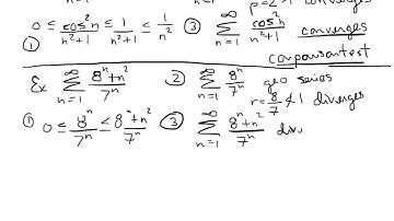 Comparison, Limit Comp, Integral Test