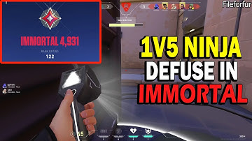 FILEFORFUR EPIC 1V5 NINJA DEFUSE IN IMMORTAL 200IQ PLAYS