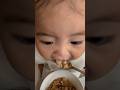 はじめてのカツ丼【1歳5か月】#shorts #赤ちゃん #baby #離乳食 #first #babyfood #katsudon #pork #cutlet