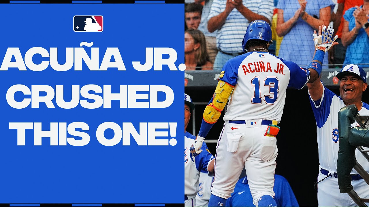 Ronald Acuña. Jr. just crushes homers!