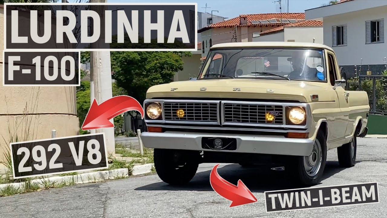 LURDINHA: F-100 1978 traz 292 V8 e muito estilo