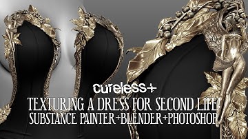 Making a dress for Second Life! | PART 2: Textures | TIMELAPSE