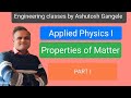 RGPV Polytechnic Diploma: First Semester: Applied Physics: UNIT 5- Properties of Matter