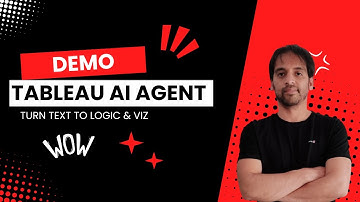 Tableau AI Agent Demo - Text to Calc/Viz