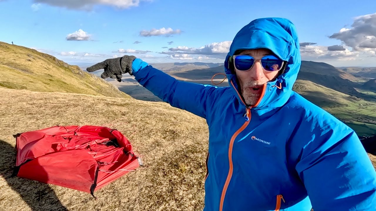 BLENCATHRA - 🥶 💨 - Windy Solo Wild Camping in the Lake District