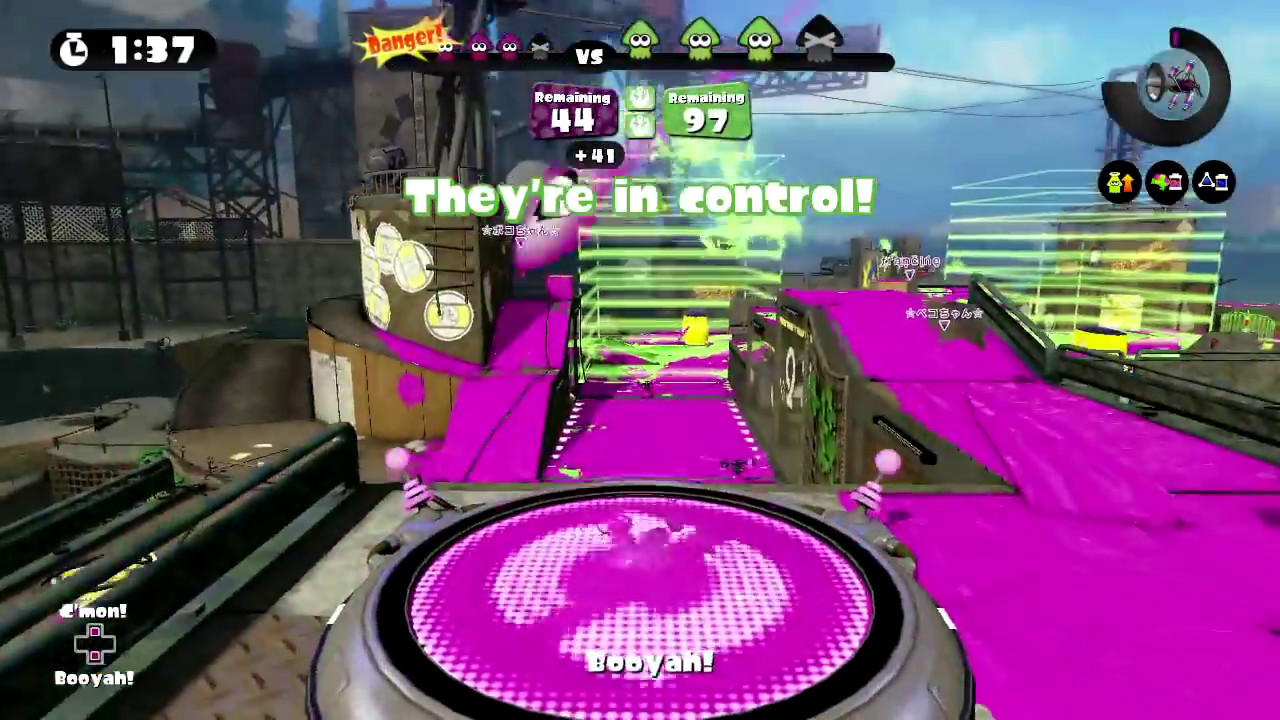 Splatoon - Close Splat Zones Match ~ Piranha Pit