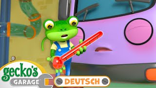 Bobby der Bus ist krank | 60-minütige Zusammenstellung｜Geckos Garage Deutsch｜LKW für Kinder 🦎🛠️