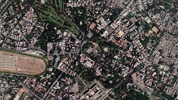 Zoom in from space and focus on India, Bangalore. 3D Animation. Background for travel intro.