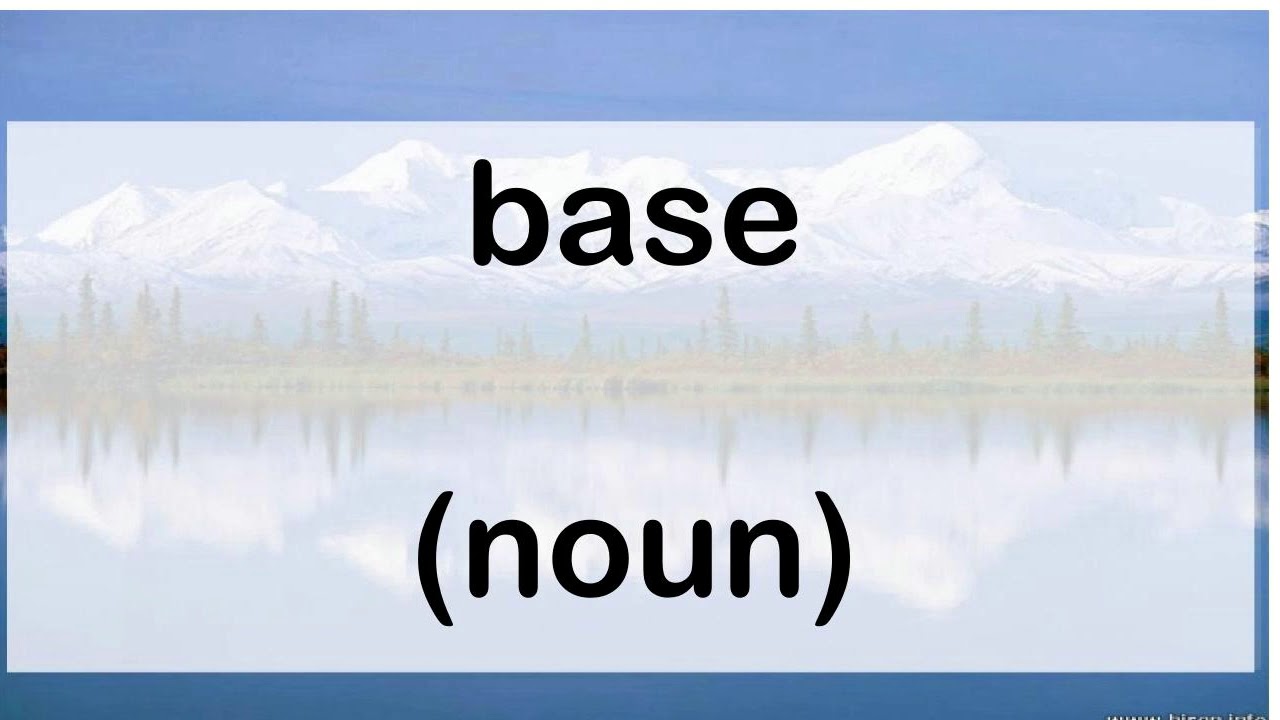 327 base noun YouTube