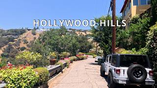 Driving Hollywood Hills, Laurel Canyon, Los Angeles CA