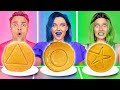 Eating Only 1 Color Food Challenge, Food Battles and Funny Situations by KABOOM!