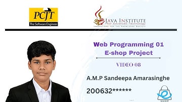 Web I Task 8 | Program the homepage including session management & latest products | Java Institute