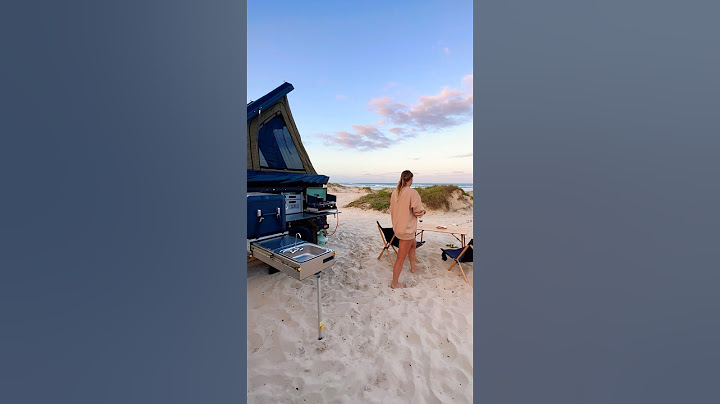 📍Teewah Beach Camping Zone, Sunshine Coast, QLD #campingaustralia #beachcamping #camping #travel