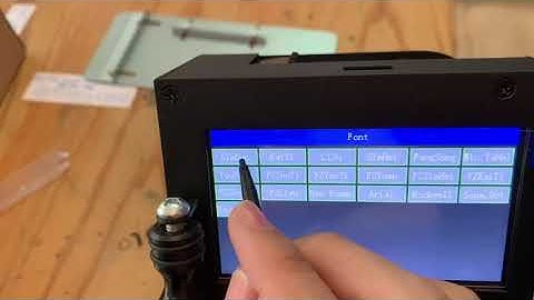 Hướng dẫn chỉnh kích thước TEXT chữ lớn nhỏ, cho máy in date,in logo cầm tay Promax N3