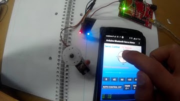 Android + Arduino + Servo + Bluetooth Module