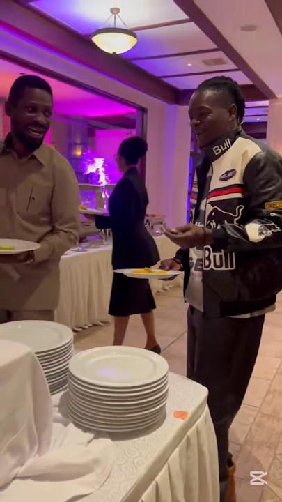 Come and eat ❤ #kingsaha Let's eat with #BobiWine and #barbiekyagulanyi
