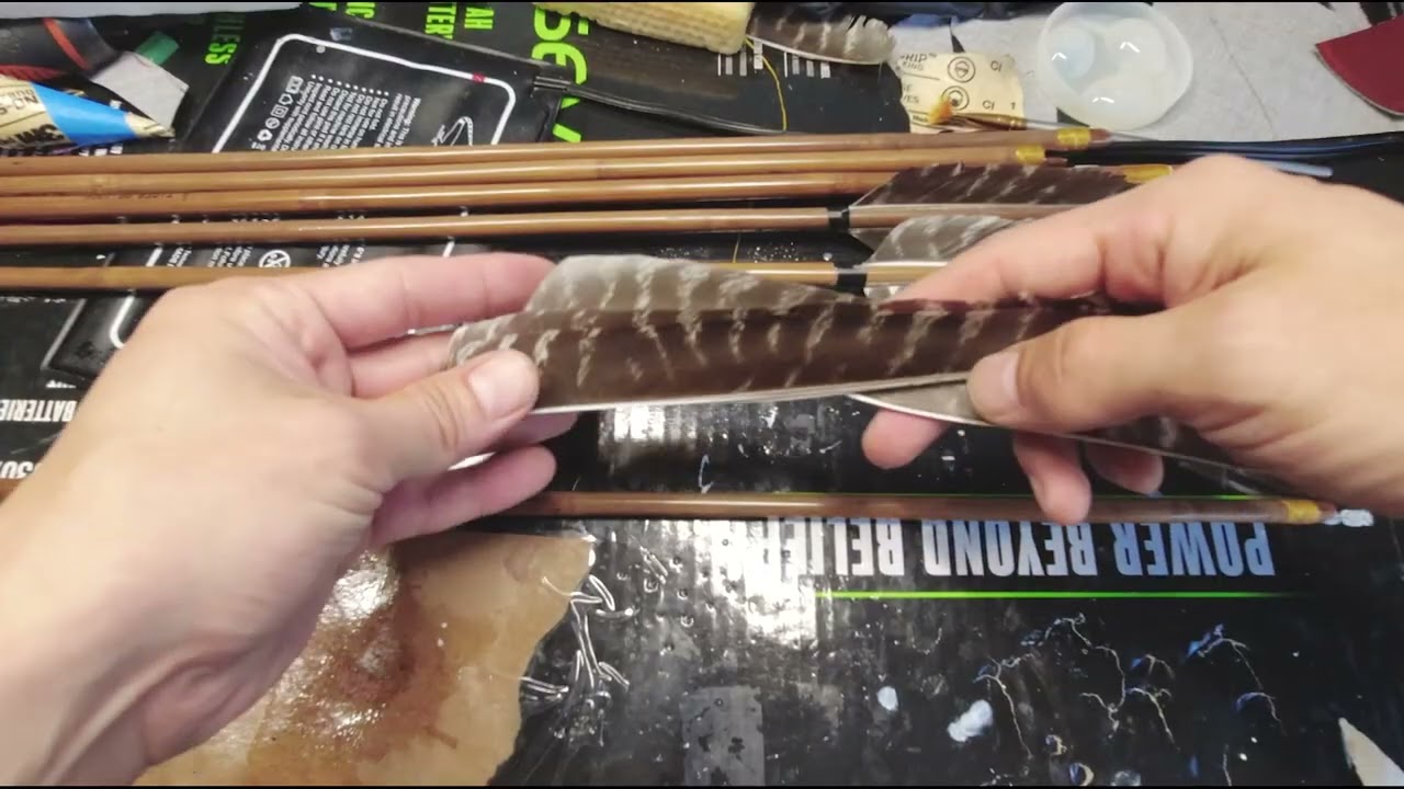 Making 926 grain Bamboo arrow for 90# Monarq.